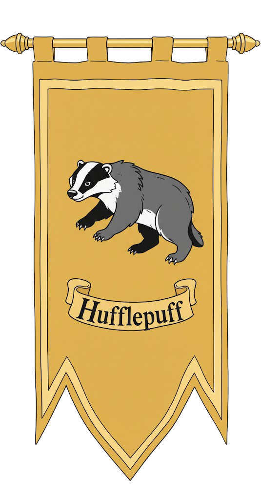 BANNER HUFFLEPUFF
