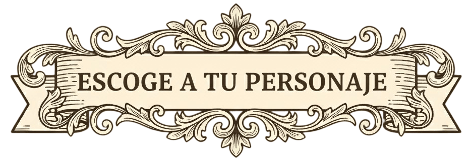 ESCOGE TU PERSONAJE